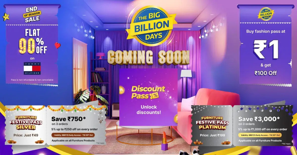Flipkart Big Billion Days 2025 Passes: Ultimate Guide to Savings 1 Flipkart Big Billion Days 2025 Passes