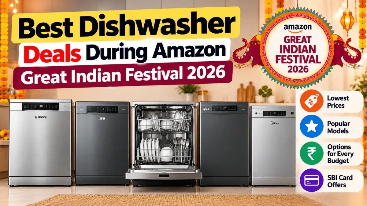 Best Dishwasher Deals During Amazon Great Indian Festival 2026