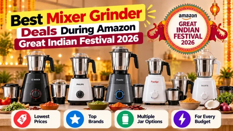 Best Mixer Grinder Deals During Amazon Great Indian Festival 2026